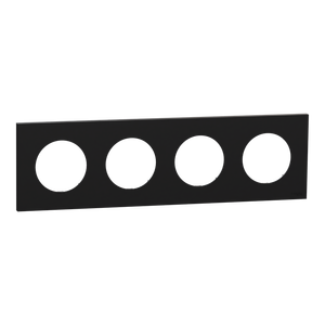 Neuf et Original, <span class=keywords><strong>Plaque</strong></span> de commande électrique S940708 <span class=keywords><strong>Odace</strong></span> <span class=keywords><strong>4</strong></span> <span class=keywords><strong>Postes</strong></span> Noire, Garantie d'un an, PLC - Product Image 1