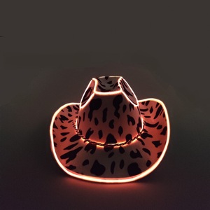 Amazing Light LED <strong>Cowgirl</strong> <strong>Hat</strong> EL Wire Flashing Cowboy <strong>Hat</strong> Glowing Neon Light <strong>Bride</strong> Party Wedding <strong>Hat</strong> - Product Image 6