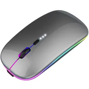 rechargeable 2.4G Dual Mode Gaming Mouse OEM USB Computer RGB LED Optical Powered by Battery power display for Computer