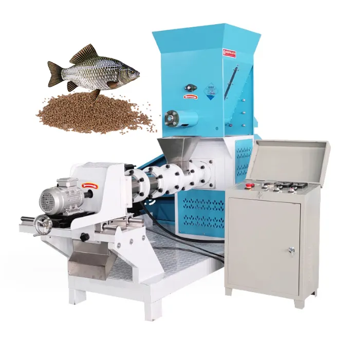 Mesin pembuat makanan ikan mesin pengolahan makanan hewan peliharaan mesin pembuat pelet pakan ikan ayam