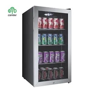 Candor display 88 Liter cooler refrigerator for drink beverages can
