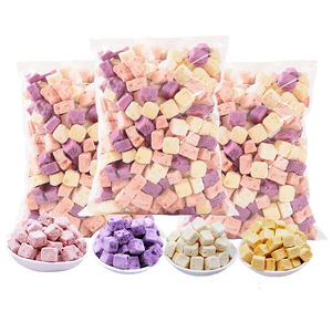Fruits lyophilisés, cubes de yaourt lyophilisé, fruits secs mélangés, collation instantanée, yaourt <span class=keywords><strong>grec</strong></span> lyophilisé en vrac - Product Image 1
