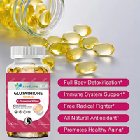 Capsules végétaliennes de glutathion 1000 mg + L-glutamine, formule antioxydante premium pour cheveux, peau et ongles, soutien immunitaire et bien-être, 120 unités