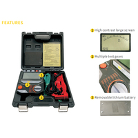 D1103 Testeur de résistance de contact de compteur d'isolation électrique numérique 5kv