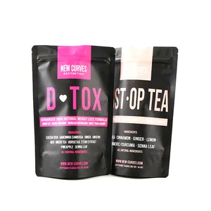 Best Selling 14 Day Detox Tummy Tea bags Private Label organic Herbal Tea Fit Tea packaging bag