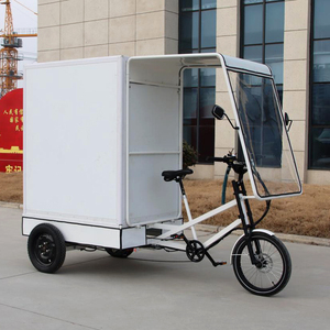 Fat Tire Semi camión bicicleta de entrega eléctrica 3 ruedas bicicleta de carga eléctrica triciclo caja trasera <span class=keywords><strong>Velomobile</strong></span> 3 ruedas Ebike - Product Image 3