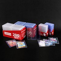 Protège-cartes à collectionner, Top Loaders en plastique 35pt 3x4 pouces, Protège-cartes pour cartes de baseball