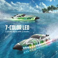 Barco a Control Remoto de Alta Velocidad 2.4G, sin Escobillas, Refrigerado por Agua, Impermeable, con Función de Auto-Nivelación y Reversa, Alcance de 200m, 4 Canales