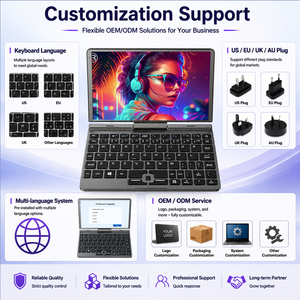 Ordinateur portable 2 en 1 avec écran tactile capacitif de 8 pouces, processeur Alder Lake Quad Core, haut-parleurs doubles, RJ45 Gigabit LAN, tablette professionnelle, PC portable Hfbook8/n95-9 - Product Image 2