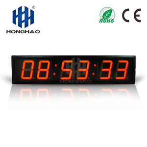 ساعة Hangzho Hong الرقمية للجدار <span class=keywords><strong>Led</strong></span> ساعة رقمية بجهاز تحكم عن بعد أحادية الجانب - Product Image 2