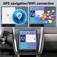 Podofo pour Nissan Altima 2004-2007 Écran vertical de 9,7 pouces pour autoradio, système audio de voiture 4+64 Go, CarPlay sans fil, Android Auto, WiFi OEM