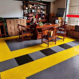 Revêtement de sol en PVC absorbant les chocs, de qualité supérieure et à <span class=keywords><strong>prix</strong></span> de gros, pour garage et abri, installation par clic, antidérapant - Product Image 2