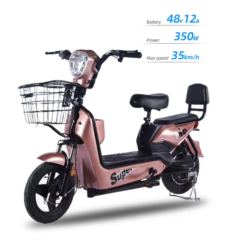 Motorcycle E-Scooter e-Bike Removable Battery Double Seat Bike Scooter electric folding bicycle