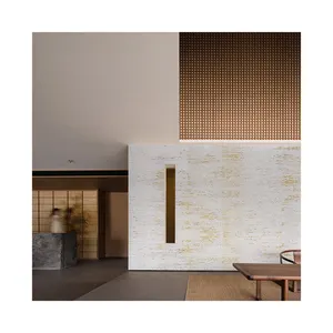 MCM batu lembut proyek fleksibel ubin hotel dinding pelapis batu buatan porselen Villa tanah liat ubin fleksibel