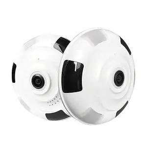 Kamera Fisheye Lensa HD WIFI Kamera Wide-Angle 360 Derajat Panorama Indoor Sirkuit Tertutup Surveillance Malam Visi Warna Rumah