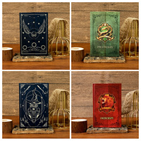 Carnet d'étudiant à trois volets Magic Academy, style rétro européen-américain, papeterie haut de gamme