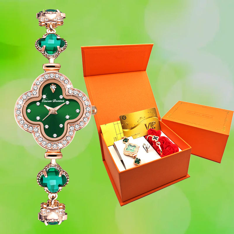 Emerald Green - Rose Gold Case