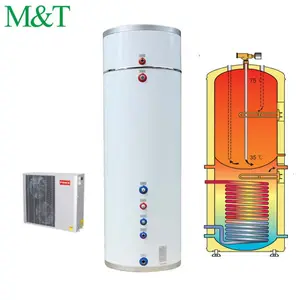 Chauffe-eau portable 400l, en acier inoxydable, monolock, pompe à chaleur thermique à air, source d'énergie, expédition depuis la chine