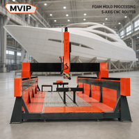 Machine de fraisage CNC 5 axes pour la fabrication de moules en mousse EPS, routeur CNC ATC, centre de découpe de mousse pour prototypes et modèles à grande échelle