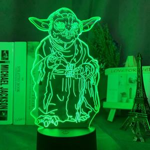 Nouvelle lampe de nuit LED 3D en acrylique, Star BB8 <span class=keywords><strong>Wars</strong></span> pour enfants - Product Image 1