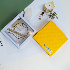 Caja de Joyería de Papel Rígido Pequeña Hecha a Medida con Laminación Mate y Embalaje de Exhibición con Película de PE - Product Image 4