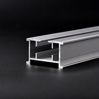 Rail de rideau électrique Jialisi, blanc ivoire, carré droit, 1,1 à 1,8 mm, revêtement électrophoretique pour maison intelligente et hôtel