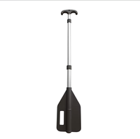 Pagaie d'urgence universelle télescopique en alliage d'aluminium - Pagaie pliable pour kayak pour lacs et rivières - Accessoire de sécurité pour bateau
