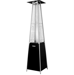 Chauffe-terrasse au <span class=keywords><strong>gaz</strong></span> en acier inoxydable moderne, design pyramidal, 13 kW, portable, pour jardin, terrasse et cour. - Product Image 3