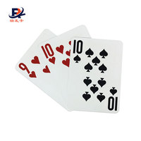 Carte de jeu en PVC à impression personnalisée étanche NFC RFID Cartes de poker à jouer