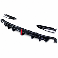 Lèvre arrière GF pour Honda Civic 11e génération 2021+, lèvre de pare-chocs arrière en PP thermoformé avec éclairage LED, pièces de tuning extérieur