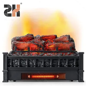 Wohnzimmer Indoor Decor 20 Zoll Realistic Flame Ember Bett Elektronische Kamine Elektrischer Kamin Log