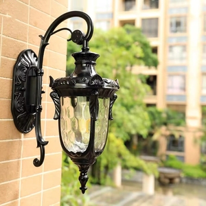 Nueva llegada moderno creativo retro al aire libre accesorio luminaria linterna jardín LED lámparas de pared para el hogar - Product Image 1