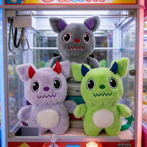DISPONIBILE - Peluche Anime Little Monster da 8 pollici, Giocattoli di Peluche a Forma di Animali, Giocattoli Anime Cartoon per Bambini, Ideali per Macchine Acchiappapremi - Product Image 1