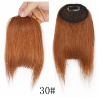 Frange incurvée Ari 3D 100% cheveux humains vierges Air bang avec clip à franges en extension wome frange witn temples postiches
