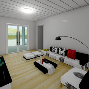 Villa rectangulaire moderne en conteneur avec toit en tuiles rouges et murs en verre pour usage résidentiel - Product Image 3
