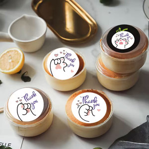 Pegatinas Personalizadas con Logotipo, Lindas Pegatinas con Huellas de Patas de Dibujos Animados, Pegatinas con Etiquetas de Patas de Perro, Gato y Oso para Papelería de Agradecimiento - Product Image 4