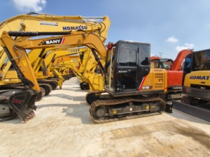 Livraison mondiale, excavatrice d'occasion SANY SY75C, 7 tonnes, excavatrice hydraulique sur chenilles d'occasion, SY60C SY95C, haute qualité - Product Image 6