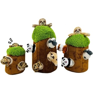 Explosiones juguetes para mascotas para Gatos Perros Squeak muñecas sonido árbol agujero princesa juguetes de peluche alivio del estrés Super suave brillante PP algodón - Product Image 6