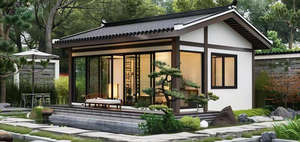 Rumah Kontainer Baja Prefabrikasi Mewah Modern Desain Flat Pack Cina untuk Apartemen Penggunaan Hunian Luar Ruangan Tahan Guncangan - Product Image 2