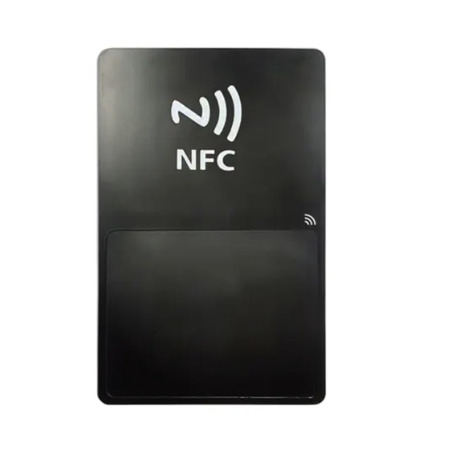 Custom Matte Black NFC Business & Membership Card Gold Laser Engraving Waterproof Stainless Steel RFID NTAG213/215/216 Chips