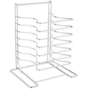 Disposable Metal 8/11/14 Tier <b>Pizza</b> Pan Screen Stacking Rack for Restaurants - Product Image 5
