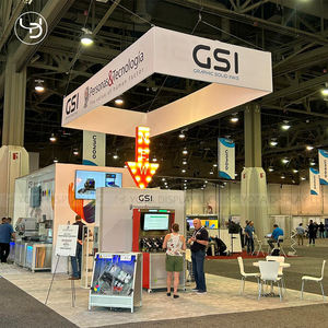 Boîte lumineuse murale réutilisable en aluminium SEG LED rétroéclairée Tawns 20x50 pieds, légère, pour les salons professionnels, les expositions, la location de stands pour les États-Unis, l'Europe et la Chine - Product Image 1