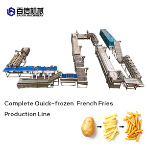 Baixin 50-1000 kg/h ligne de production de frites surgelées entièrement automatique frites faisant la solution de ligne de Machine de traitement - Product Image 1