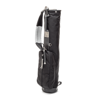 Sac de golf personnalisé en nylon léger vert de 8 pouces avec logo gaufré et imperméable standard pour accessoires de golf