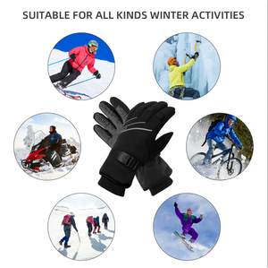 <span class=keywords><strong>Gants</strong></span> d'hiver MOREOK imperméables avec doublure thermique en polaire, antidérapants, compatibles avec les écrans tactiles, pour le cyclisme, le snowboard et le ski, pour hommes et femmes - Product Image 6