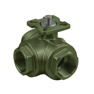 Vanne à bille électrique 3 voies COVNA, commande urgente, DN25 1 pouce, acier inoxydable SS304, AC220V, filetage femelle - Product Image 3