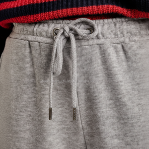 กางเกงฮาเร็มเอวสูงของผู้ชายสไตล์กีฬาผ้าฝ้ายระบายอากาศกางเกงวอร์มโพลีเอสเตอร์และกางเกงวิ่งพร้อมซิปด้านข้างปรับแต่งโลโก้ได้ - Product Image 1