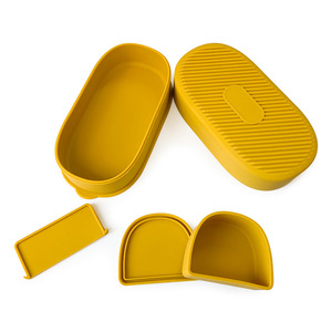 Boîte à lunch portable pour étudiants adultes avec couvercle en silicone anti-fuite, isolation thermique compatible micro-ondes pour le stockage de petites quantités de soupe - Product Image 5