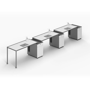 Escritorio Armable <b>Office</b> Desk Cubiculos Oficina <b>Table</b> Furniture Modular 2/4/6/8 Person Call Center <b>Office</b> Cubicles Workstation - Product Image 4