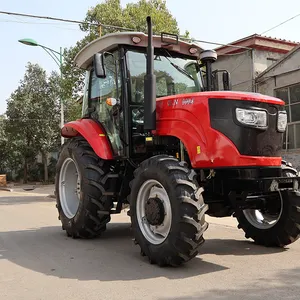 Tractor agrícola Agricola 95HP 4*4 ruedas Tactor China Farm 95HP 4WD agricultura tractores agrícolas con precio de grada de discos en Ecuador
